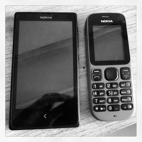 Nokia X and a fellow Nokia