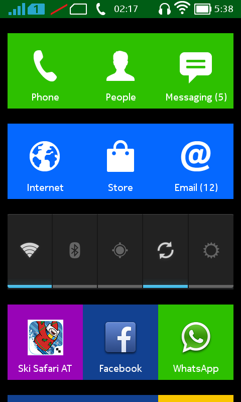 Windows Phone-esque Android