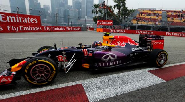 Redbull's Ricciardo can exhibit top pace at the straights and possess challenge to Vettel's progress